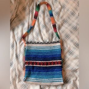 Mexican Thick Cotton Cross Body Bag